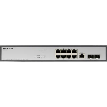 Коммутатор Origo OS3110 OS3110/A1A (L2) 8x1Гбит/с 2SFP управляемый