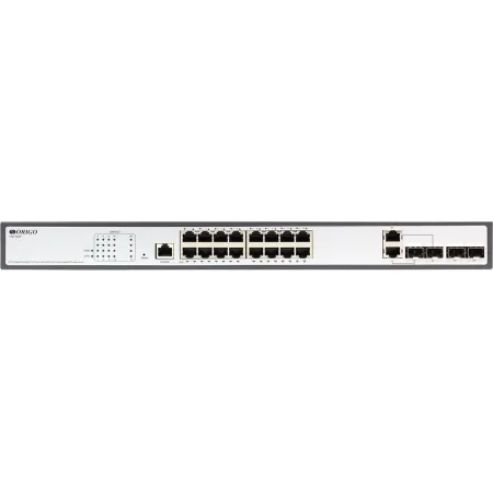 Коммутатор Origo OS3120P/250W OS3120P/250W/A1A (L2) 20x1Гбит/с 2SFP 16PoE+ 250W управляемый