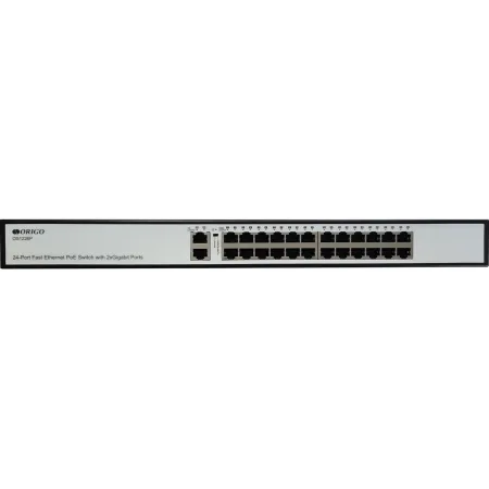 Коммутатор Origo OS1226P/285W OS1226P/285W/A1A (L2) 24x100Мбит/с 2x1Гбит/с 24PoE+ 285W неуправляемый