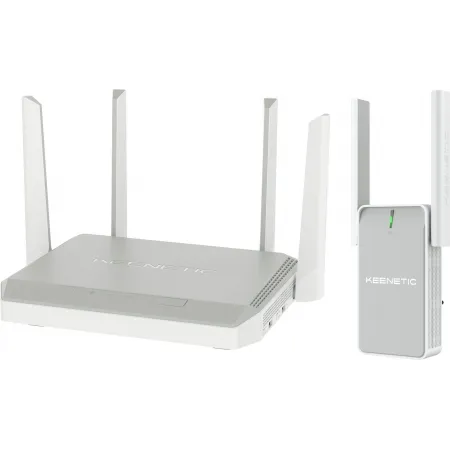 Роутер беспроводной Keenetic Peak (KN-2710 + KN-3311) AC2600 10/100/1000BASE-TX/SFP/4g ready серый