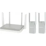 Роутер беспроводной Keenetic Peak (KN-2710 + KN-3311X2) AC2600 10/100/1000BASE-TX/SFP/4g ready серый