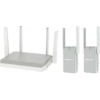 Роутер беспроводной Keenetic Peak (KN-2710 + KN-3311X2) AC2600 10/100/1000BASE-TX/SFP/4g ready серый