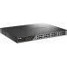Коммутатор D-Link DSS-200G-28MPP/A1A (L2) 24x1Гбит/с 4xКомбо(1000BASE-T/SFP) 518W настраиваемый