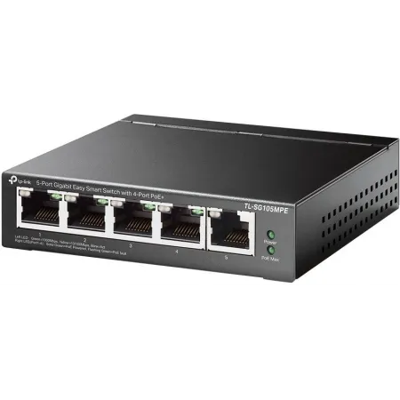Коммутатор TP-Link TL-SG105MPE (L2) 5x1Гбит/с 4PoE+ 120W неуправляемый