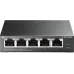 Коммутатор TP-Link TL-SG105MPE (L2) 5x1Гбит/с 4PoE+ 120W неуправляемый