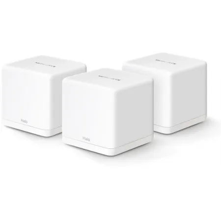 Бесшовный Mesh роутер Mercusys Halo H60X(3-pack) AX1500 10/100/1000BASE-TX белый (упак.:3шт)
