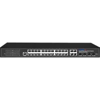 Коммутатор Trassir TR-NS24284C-400-24PoE (L2) 24x1Гбит/с 4xКомбо(1000BASE-T/SFP) 24PoE 400W управляемый