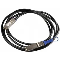 Кабель DAC MikroTik XQ+DA0003 100Гбит/с пассив. 3м черный QSFP28-QSFP28