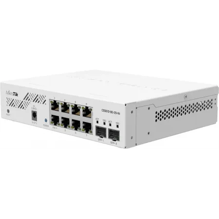 Коммутатор MikroTik CSS610-8G-2S+IN (L2) 8x1Гбит/с 2x10Гбит/с 2SFP+ 1PoE управляемый