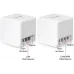 Бесшовный Mesh роутер Mercusys Halo H60X(2-pack) AX1500 10/100/1000BASE-TX белый (упак.:2шт)
