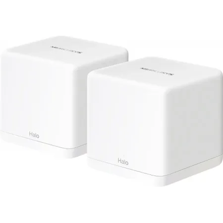 Бесшовный Mesh роутер Mercusys Halo H60X(2-pack) AX1500 10/100/1000BASE-TX белый (упак.:2шт)