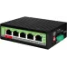 Коммутатор Digma DSP404F-1F-200 (L2) 5x100Мбит/с 4PoE 4PoE+ 1PoE++ 200W неуправляемый