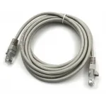 Патч-корд KingPrice KP-PC-c5e-3m-g 1Гбит/с UTP 4 пары cat.5E CCA molded 3м серый RJ-45 (m)-RJ-45 (m)