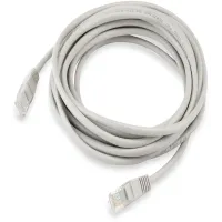 Патч-корд KingPrice KP-PC-c5e-5m-g 1Гбит/с UTP 4 пары cat.5E CCA molded 5м серый RJ-45 (m)-RJ-45 (m)