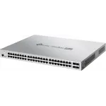 Коммутатор TP-Link Omada Pro S5500-48GP4F (L2+) 48x1Гбит/с 4xКомбо(1000BASE-T/SFP) 4SFP 48PoE+ 384W управляемый