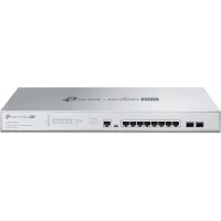 Коммутатор TP-Link Omada Pro S5500-8MHP2XF (L2+) 8x1Гбит/с 2xКомбо(10GBase-T/SFP+) 2SFP+ 8PoE+ 240W управляемый