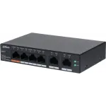 Коммутатор Dahua DH-CS4006-4ET-60 (L2) 4x100Мбит/с 2xКомбо(1000BASE-T/SFP) 30W управляемый