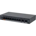 Коммутатор Dahua DH-CS4010-8ET-60 (L2) 8x100Мбит/с 2xКомбо(1000BASE-T/SFP) 60W управляемый