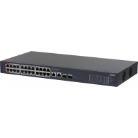 Коммутатор Dahua DH-CS4228-24GT-375 (L2) 24x1Гбит/с 2xКомбо(1000BASE-T/SFP) 2SFP 24PoE 375W управляемый