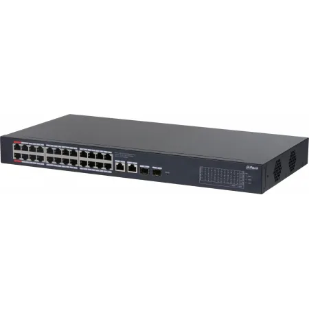 Коммутатор Dahua DH-CS4228-24GT-375 (L2) 24x1Гбит/с 2xКомбо(1000BASE-T/SFP) 2SFP 24PoE 375W управляемый