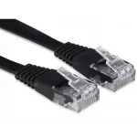 Патч-корд Buro Flat 4Гбит/с UTP 4 пары cat.6 Cu molded 1.5м черный RJ-45 (m)-RJ-45 (m) (BU-С6-FLAT-1.5M-B)