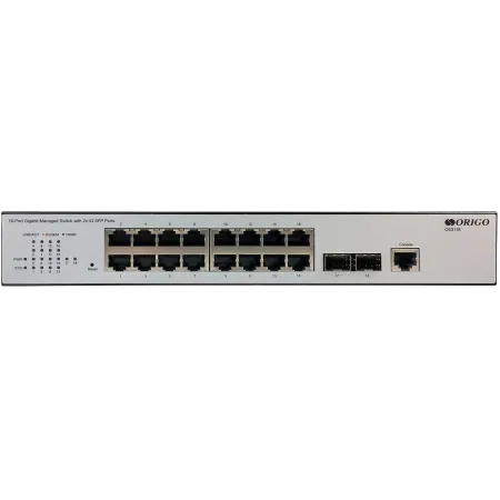 Коммутатор Origo OS3118 OS3118/A1A (L2) 16x1Гбит/с 2SFP управляемый