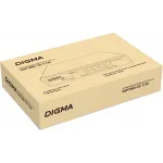 Коммутатор Digma DSP708G-2S-T135 (L2+) 8x1Гбит/с 2SFP 8PoE 8PoE+ 135W управляемый