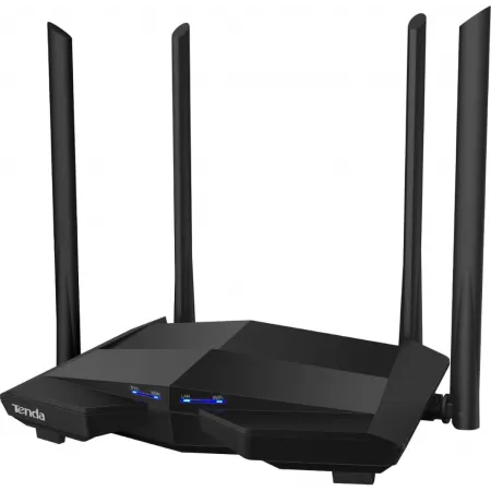 Роутер беспроводной Tenda AC10 AC1200 10/100/1000BASE-TX черный