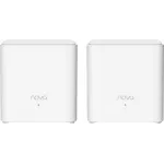 Бесшовный Mesh роутер Tenda EX3 (EX3(2-PACK)) AX1500 10/100/1000BASE-TX белый (упак.:2шт)