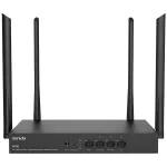 Роутер беспроводной Tenda W18E AC1200 10/100/1000BASE-TX черный