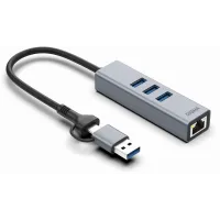 Сетевой адаптер Gigabit Ethernet Digma DLA-GEUCH3 USB 3.0