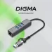 Сетевой адаптер Gigabit Ethernet Digma DLA-GEUCH3 USB 3.0