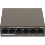 Коммутатор Tenda TEF1106P-4-63W (L2) 6x100Мбит/с 4PoE 63W неуправляемый
