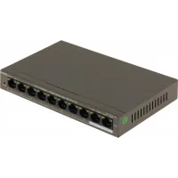 Коммутатор Tenda TEF1110P-8-102W (L2) 8x100Мбит/с 2x1Гбит/с 8PoE 99W неуправляемый