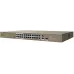 Коммутатор Tenda TEF1126P-24-250W (L2) 24x100Мбит/с 2x1Гбит/с 1SFP 24PoE 230W неуправляемый