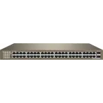 Коммутатор Tenda TEG1050F (L2) 48x1Гбит/с 2SFP неуправляемый
