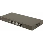 Коммутатор Tenda TEG1124P-24-250W (L2) 24x1Гбит/с 24PoE 225W неуправляемый