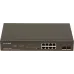 Коммутатор IP-Com G1110P-8-150W (L2) 8x1Гбит/с 2SFP 8PoE 130W неуправляемый