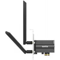 Сетевой адаптер Wi-Fi Netis F0 AC1300 PCI Express (ант.внеш.съем) 2ант.