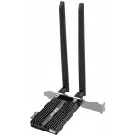 Сетевой адаптер Wi-Fi + Bluetooth Netis F1 AX3000 PCI Express