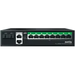 Коммутатор Netis P112GS (L2) 10x1Гбит/с 2SFP 8PoE 120W неуправляемый