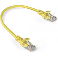 Патч-корд Exegate UTP-RJ45-RJ45-5e-0,3M-YL 1Гбит/с UTP 4 пары cat.5E CCA 0.3м желтый RJ-45 (m)-RJ-45 (m) (EX258664RUS)
