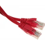 Патч-корд Exegate UTP-RJ45-RJ45-5e-1M-RD 1Гбит/с UTP 4 пары cat.5E CCA 1м красный RJ-45 (m)-RJ-45 (m) (EX258673RUS)