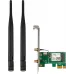 Сетевой адаптер Wi-Fi Tenda E30 AX3000 PCI Express x1 (ант.внеш.съем) 2ант.