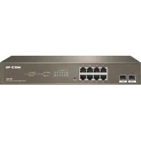 Коммутатор IP-Com G3310F (L2) 8x1Гбит/с 2xКомбо(1000BASE-T/SFP) 2SFP управляемый
