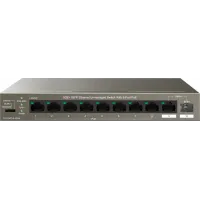 Коммутатор IP-Com G1110PF-8-102W (L2) 9x1Гбит/с 1xКомбо(1000BASE-T/SFP) 1SFP 8PoE 92W неуправляемый
