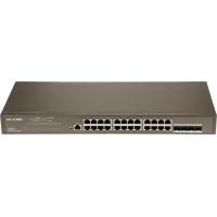 Коммутатор IP-Com G3328F (L2) 24x1Гбит/с 4xКомбо(1000BASE-T/SFP) 4SFP управляемый