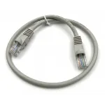 Патч-корд Buro UTP-5E-0.25M-G-LSZH 1Гбит/с UTP 4 пары cat.5E 0.25м серый RJ-45 (m)-RJ-45 (m)