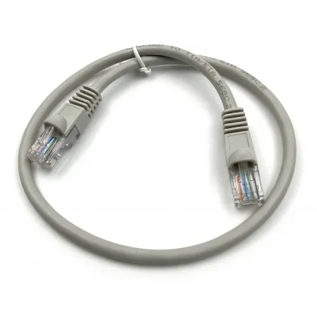 Патч-корд Buro UTP-5E-0.25M-G-LSZH 1Гбит/с UTP 4 пары cat.5E 0.25м серый RJ-45 (m)-RJ-45 (m)