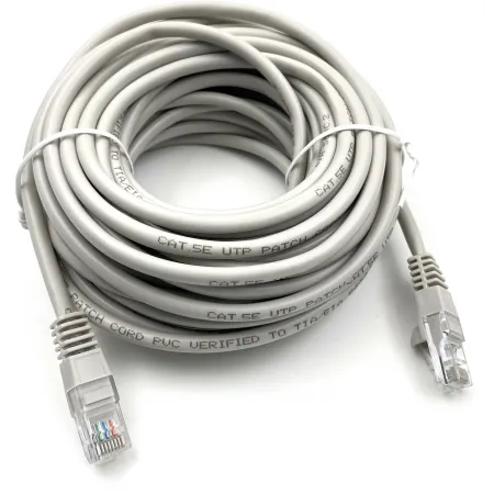 Патч-корд Buro UTP-5E-10M-G-LSZH 1Гбит/с UTP 4 пары cat.5E 10м серый RJ-45 (m)-RJ-45 (m)